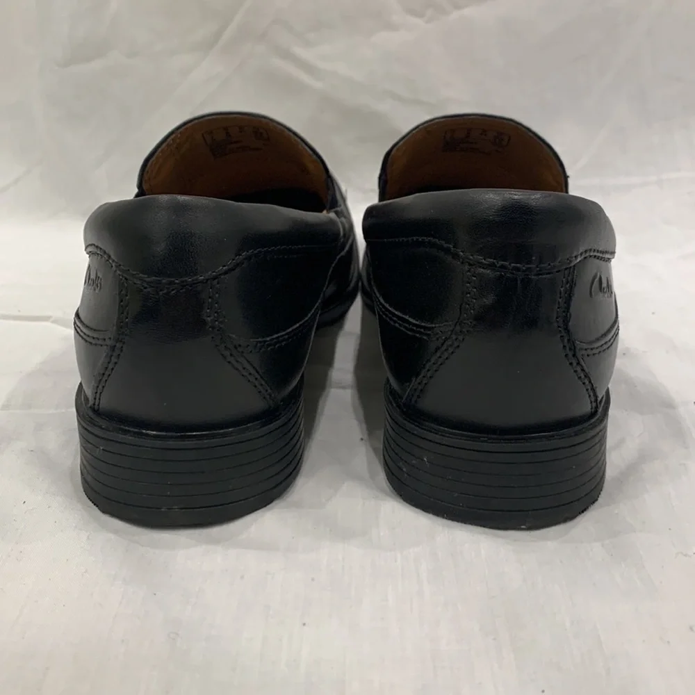 Clarks Ortholite Black Leather Loafer - Picture 7 of 8